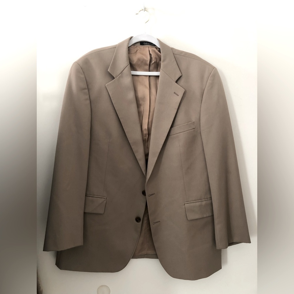 Ralph Lauren wool sport coat, tan, EUC